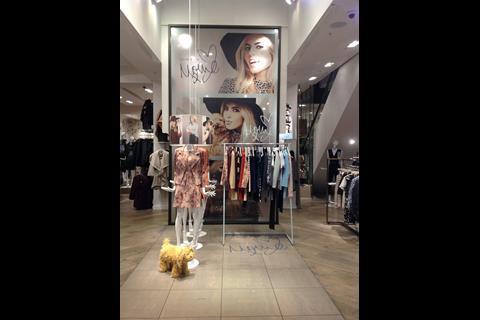 The campaign inside Oasis' Argyle Street store